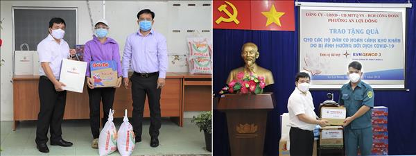 EVNGENCO 3 trao quà cho 50 hộ dân TP. Hồ Chí Minh bị ảnh hưởng bởi dịch COVID-19