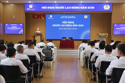 CÔNG TY THỦY ĐIỆN BUÔN KUỐP TỔ CHỨC THÀNH CÔNG HỘI NGHỊ NGƯỜI LAO ĐỘNG NĂM 2026: PHÁT HUY DÂN CHỦ, VỮNG BƯỚC PHÁT TRIỂN