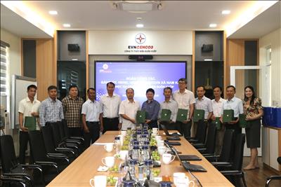 LÃNH ĐẠO XÃ NAM KA, TỈNH ĐẮK LẮK ĐẾN THĂM VÀ LÀM VIỆC VỚI CÔNG TY THỦY ĐIỆN BUÔN KUỐP: TĂNG CƯỜNG GẮN KẾT, NÂNG CAO HIỆU QUẢ PHỐI HỢP