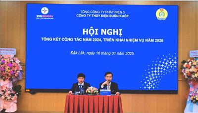 CÔNG TY THỦY ĐIỆN BUÔN KUỐP NỖ LỰC HOÀN THÀNH NHIỆM VỤ 6 THÁNG ĐẦU NĂM 2025: SẢN LƯỢNG VƯỢT KẾ HOẠCH, CHI PHÍ ĐƯỢC KIỂM SOÁT, GIỮ VỮNG HIỆU QUẢ SẢN XUẤT - KINH DOANH